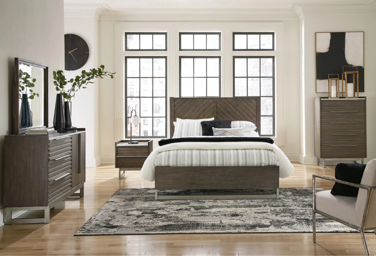 Bed + Nightstand (Ashley Furniture) | $600 - photo 3