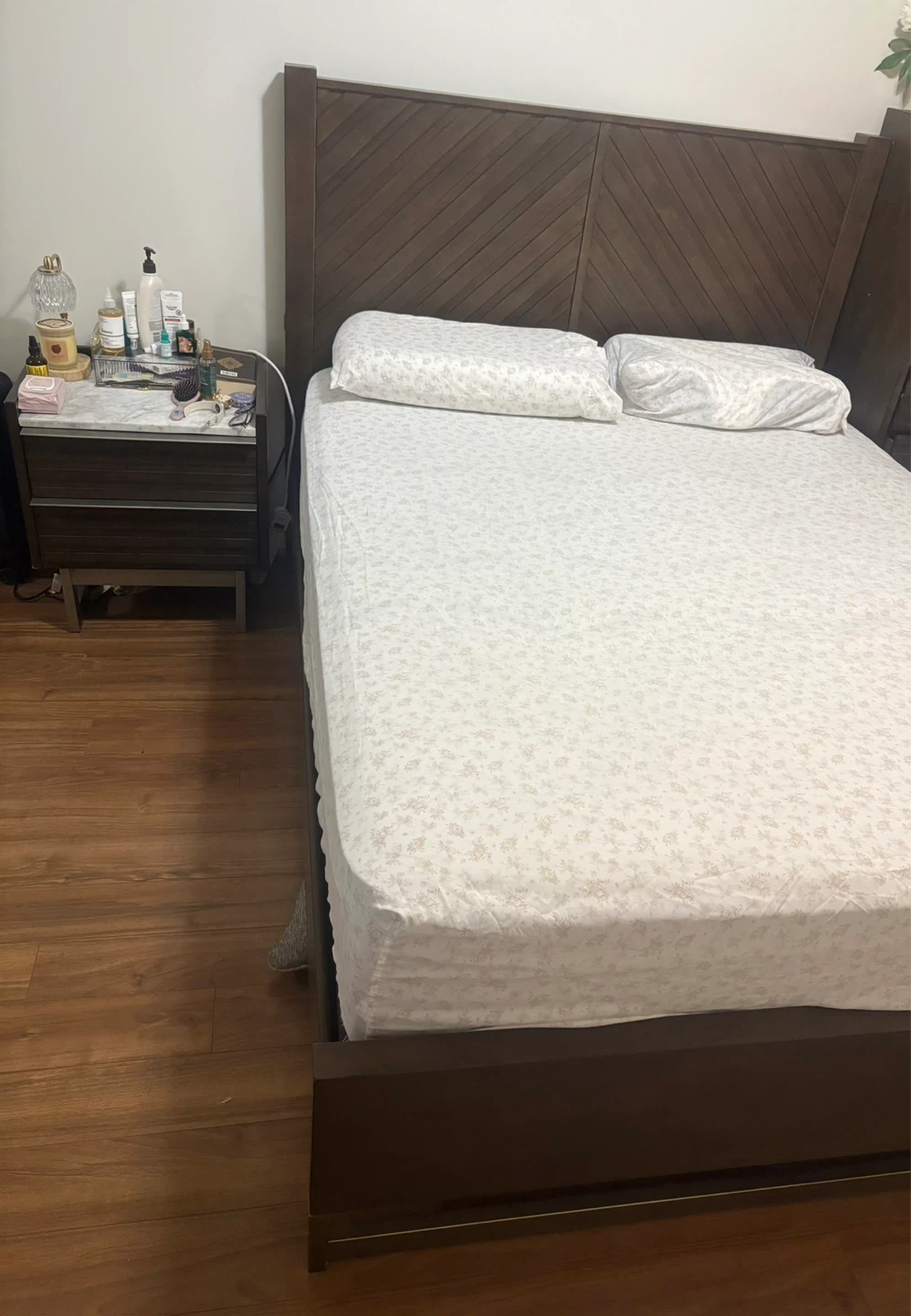 Bed + Nightstand (Ashley Furniture) | $600 - photo 4