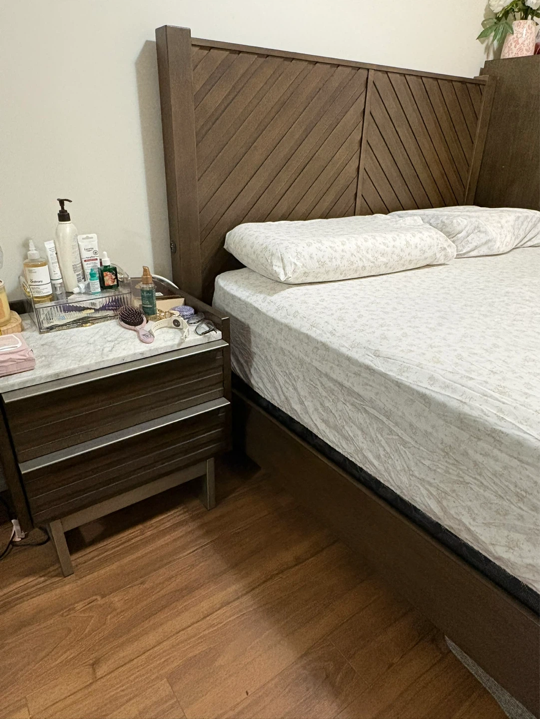 Bed + Nightstand (Ashley Furniture) | $600
