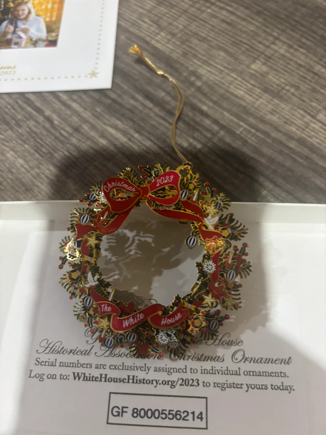 White House Historical Association 2023 Christmas Ornament - photo 4