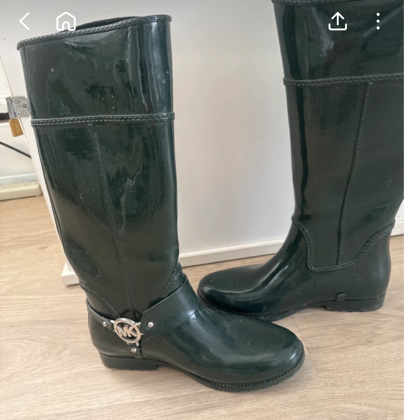 Michael Kors Tall Rain Boots - Green