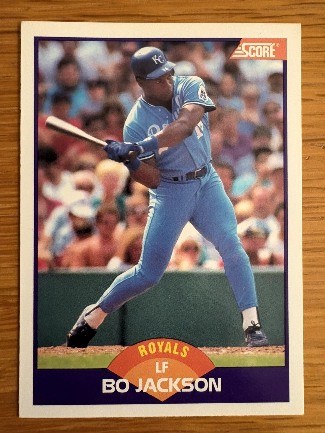 Bo Jackson 1989 Score Baseball Card