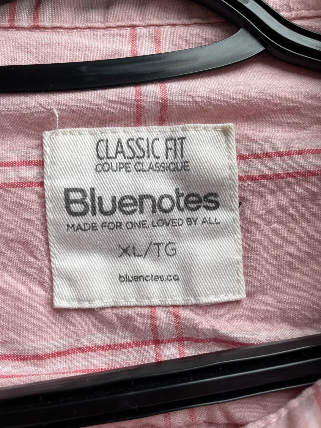 ⚽️ Bluenotes Pink Plaid Classic Fit Button-Up Shirt XL - photo 3