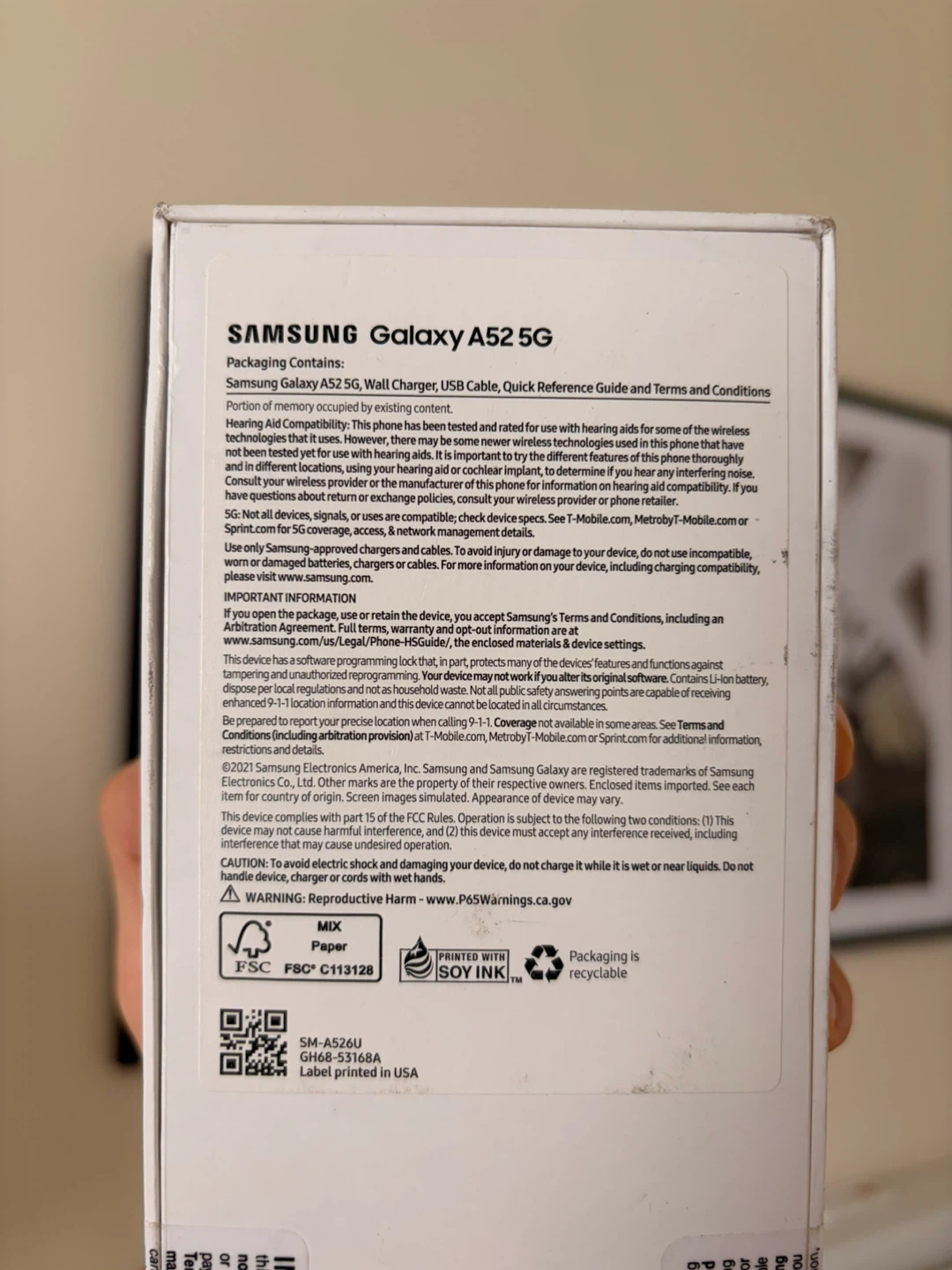 Samsung Galaxy A52 5G 128GB Black - photo 3
