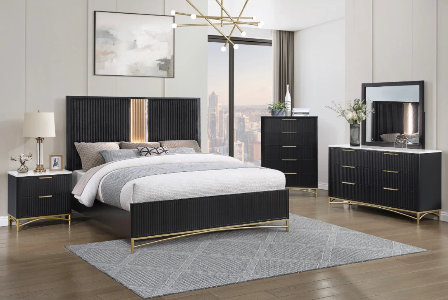 4 piece queen/ king set