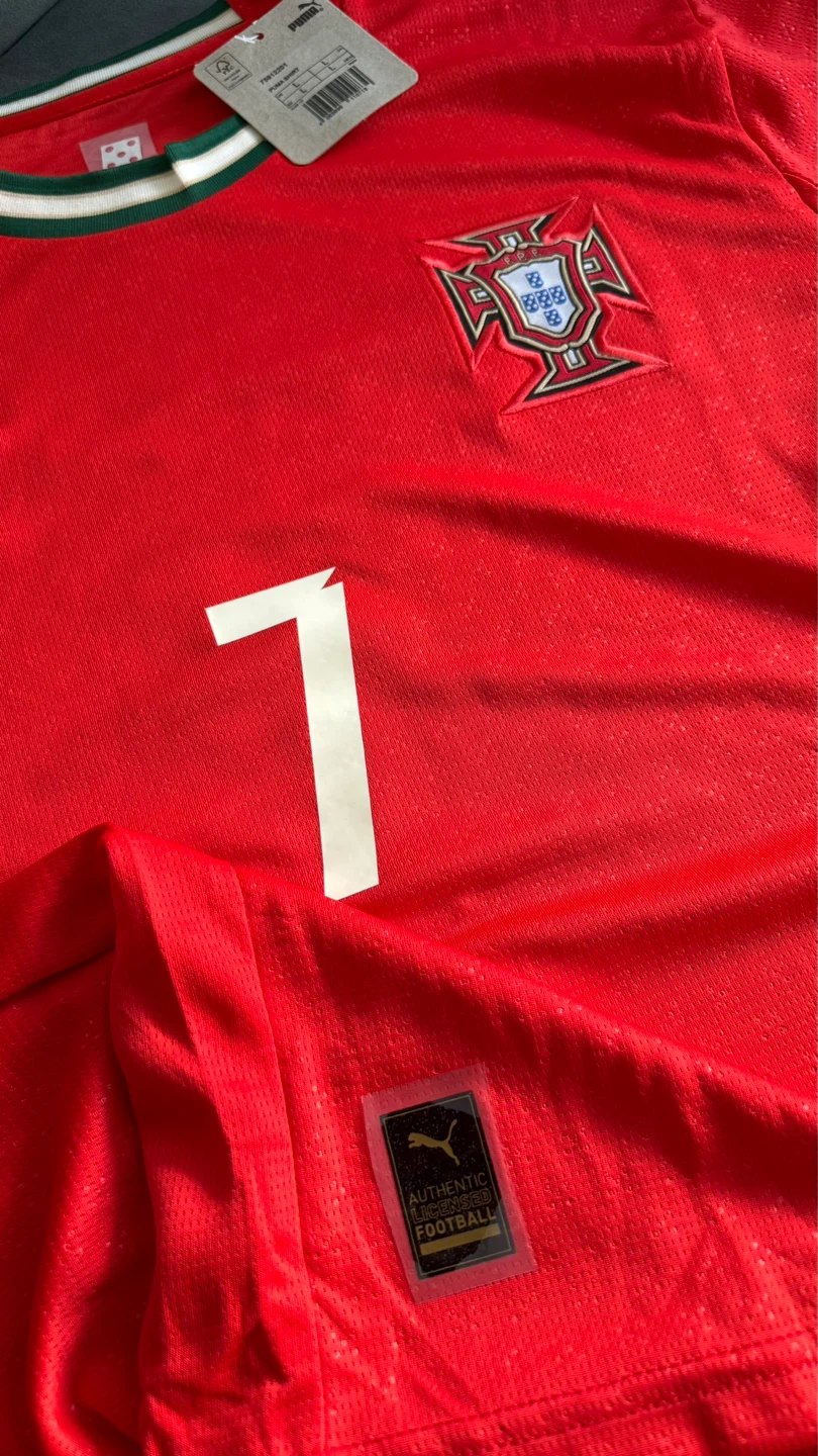 Puma Portugal Ronaldo Soccer Jersey and Shorts Set ⚽ - photo 2