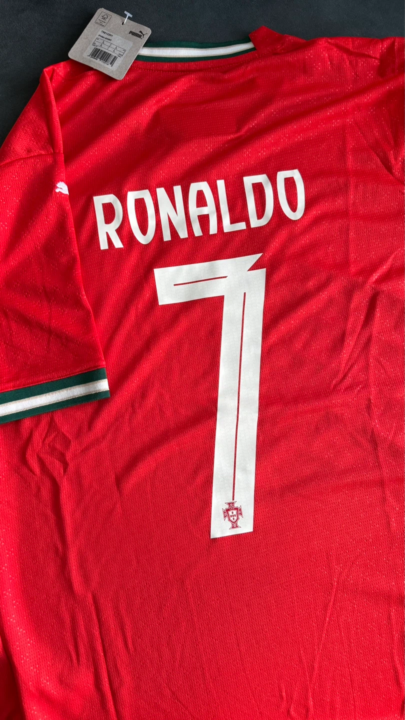 Puma Portugal Ronaldo Soccer Jersey and Shorts Set ⚽ - photo 3