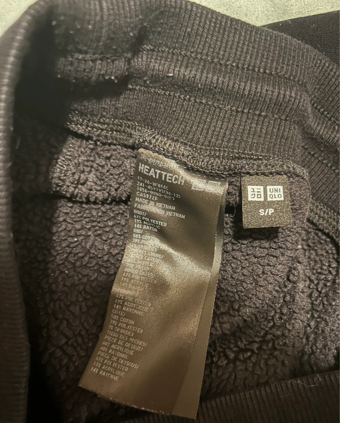 UNIQLO HEATTECH Black Joggers - size s - photo 3
