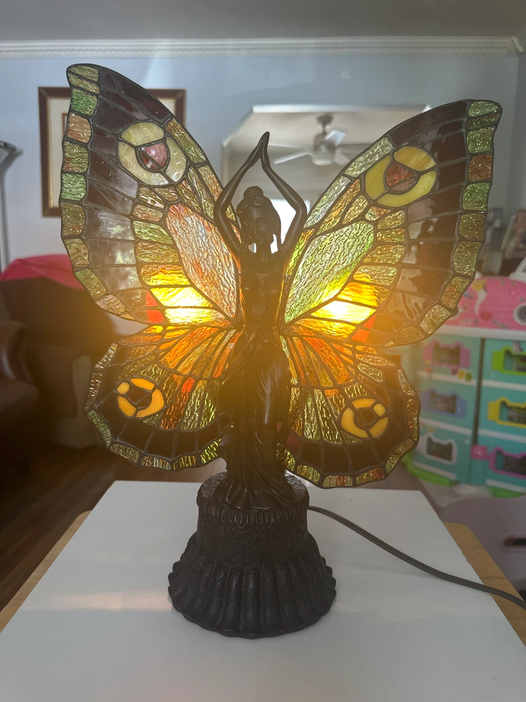Meyda Tiffany “ Butterfly Lady “ Accent Lamp - photo 3