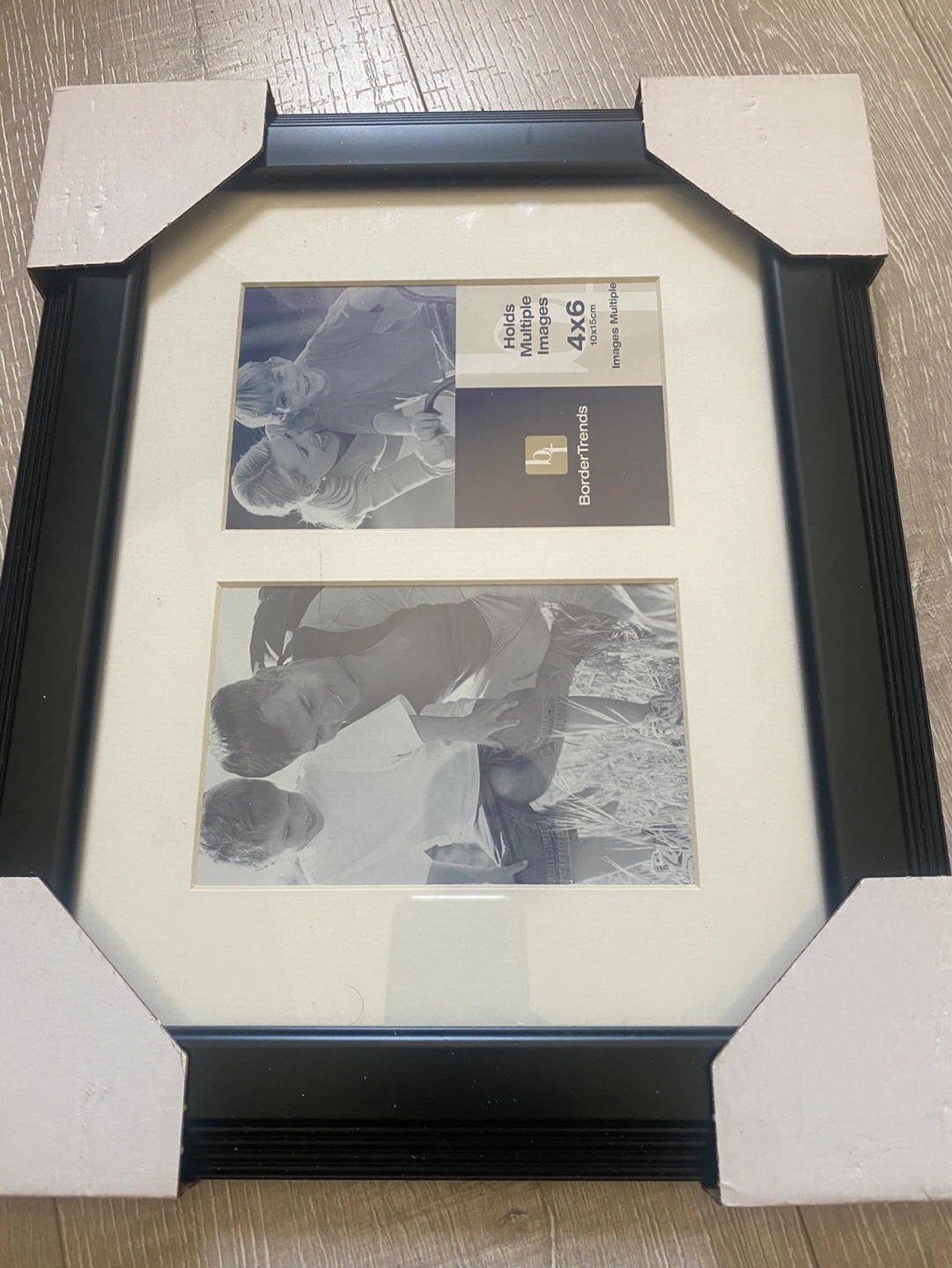 BorderTrends Black 4x6 Double Photo Frame - photo 3