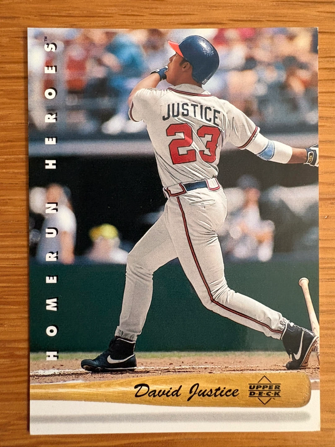1992 Upper Deck David Justice Baseball Card