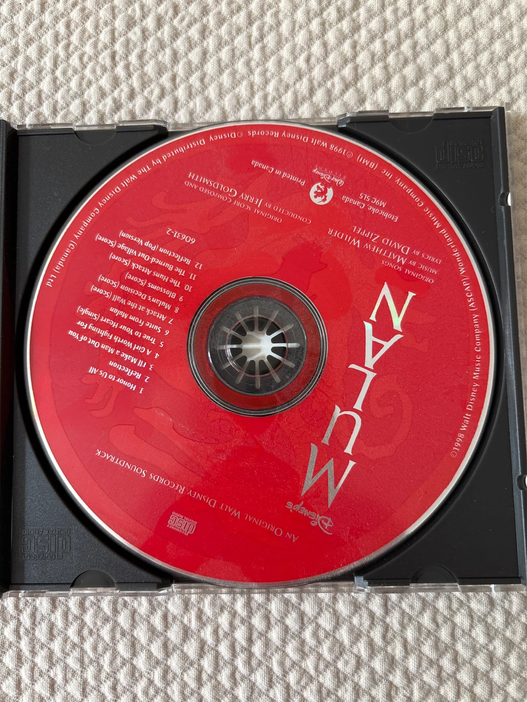 ⚽️Disney's Mulan Original Soundtrack CD - photo 3