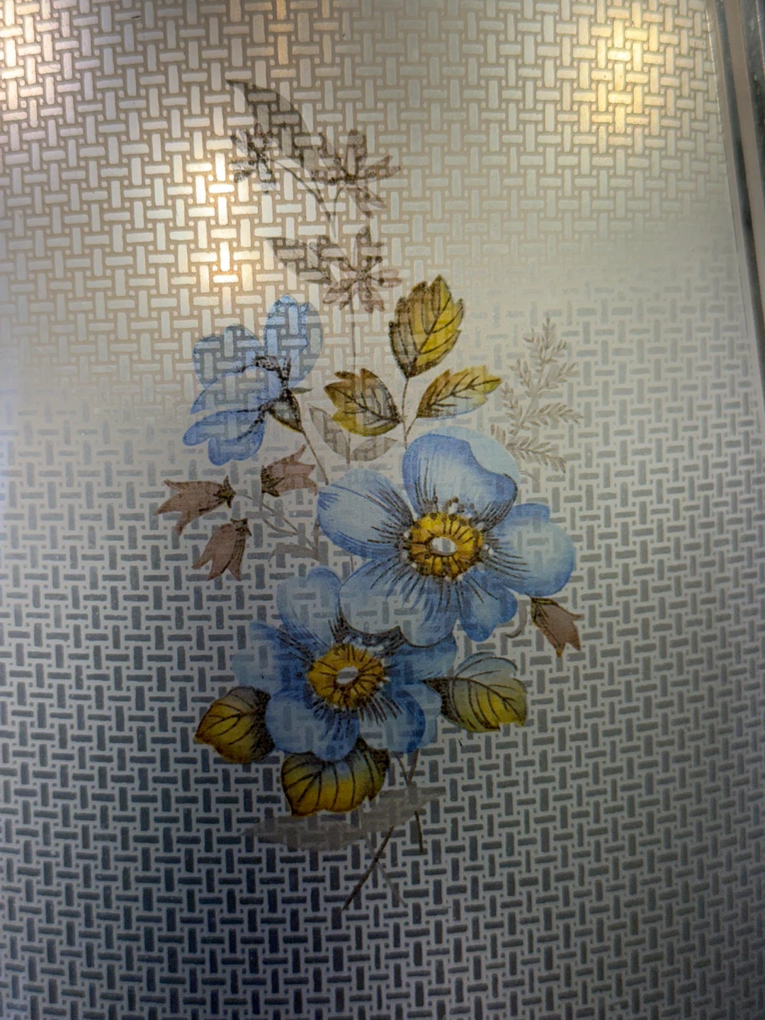 Vintage Floral Glass shade lamp - photo 4