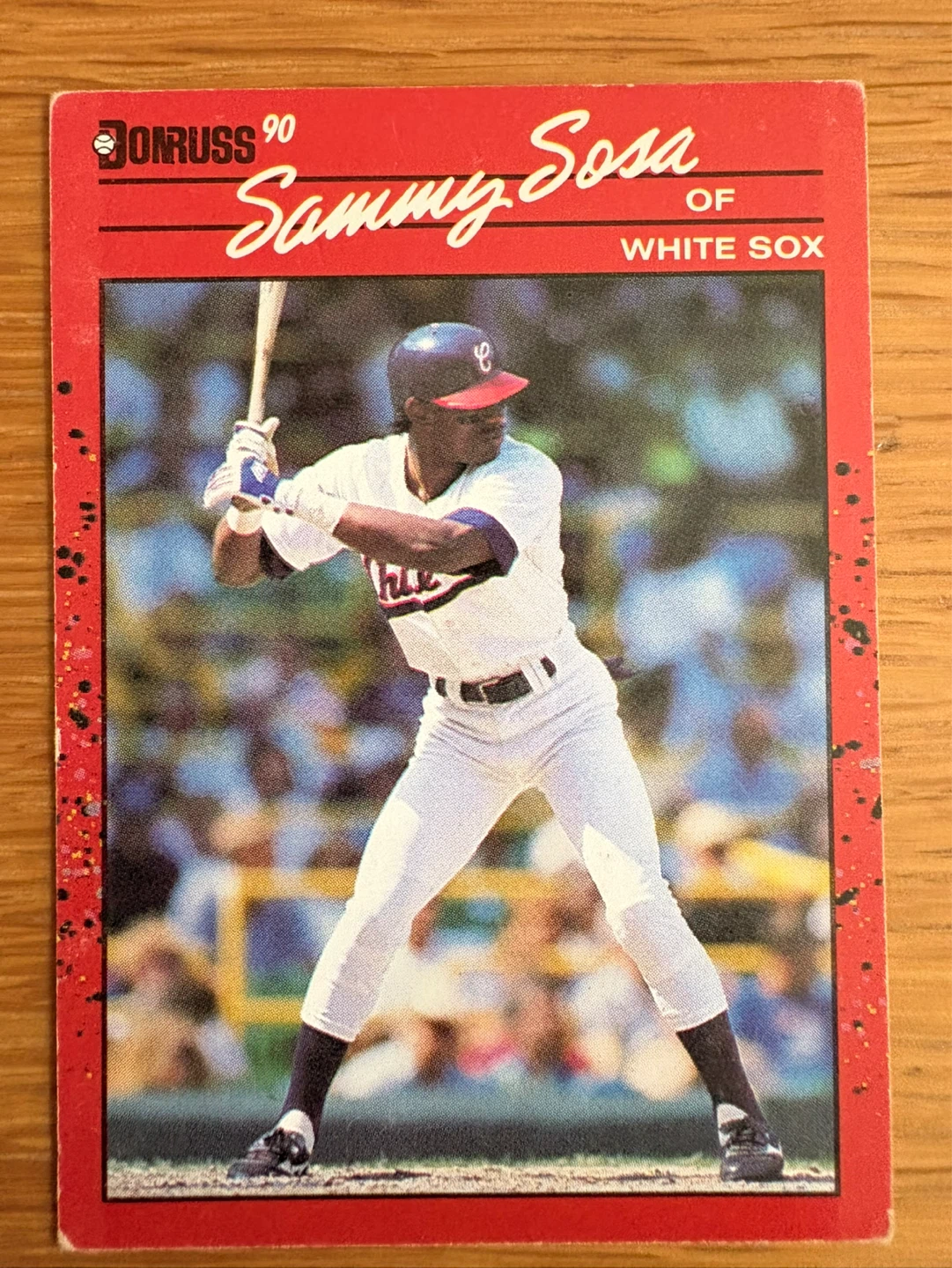 1990 Donruss Sammy Sosa Baseball Card