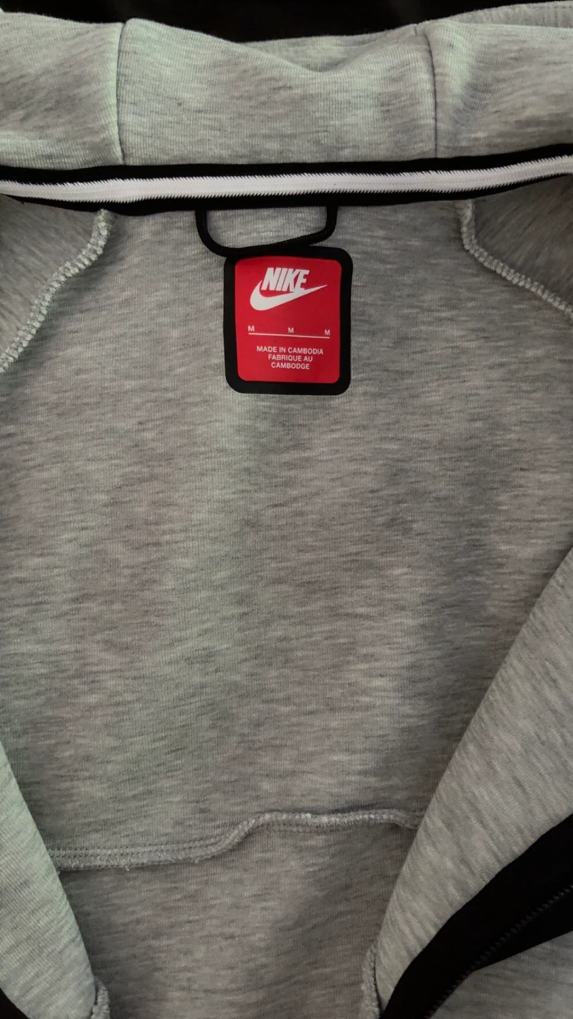 Nike Tech Fleece Full Zip Hoodie Grey - photo 2