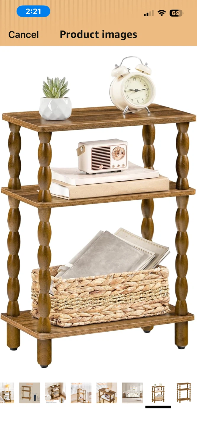 New 3-Tier Narrow End Table - photo 3