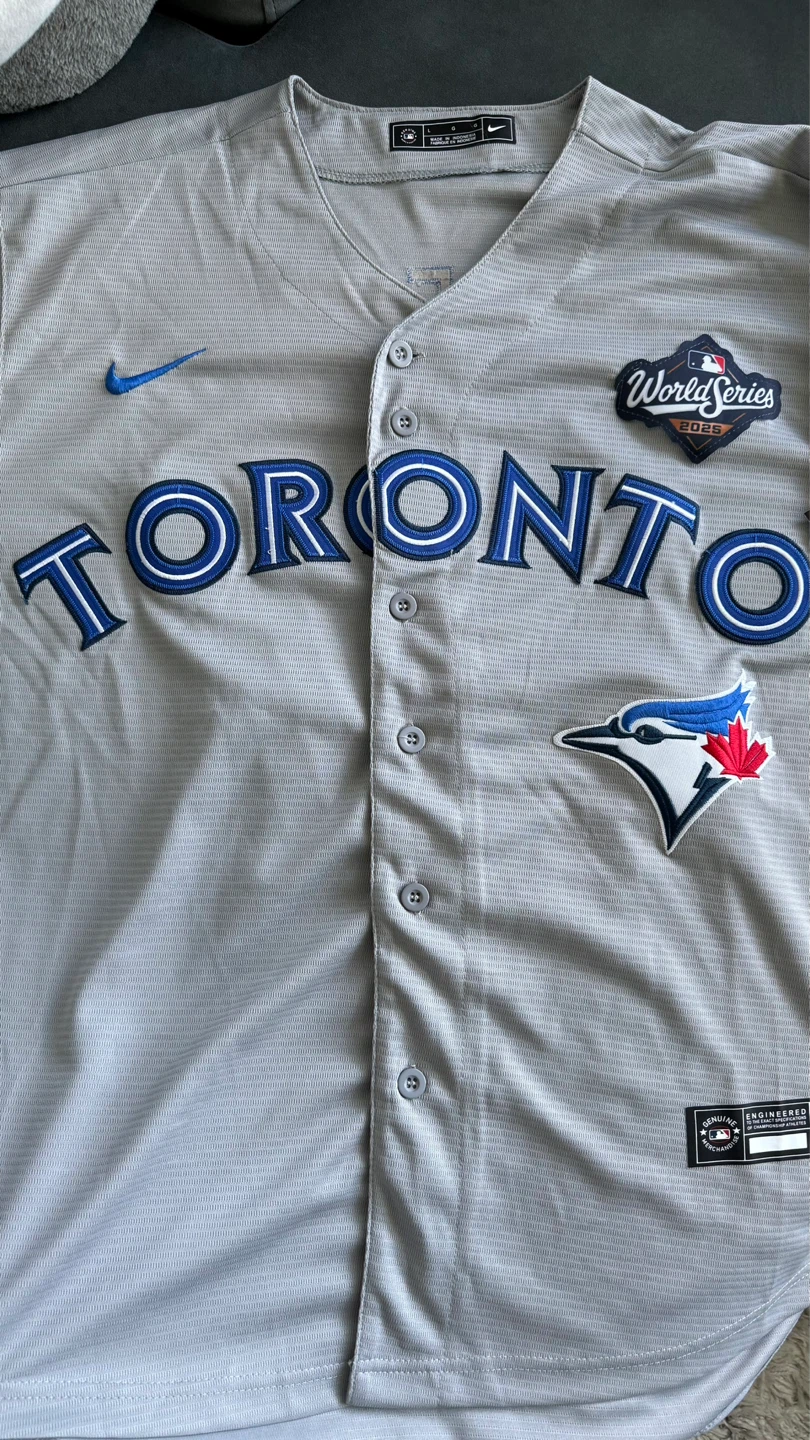 Nike Toronto Blue Jays Guerrero Jr. 27 World Series Jersey ⚽