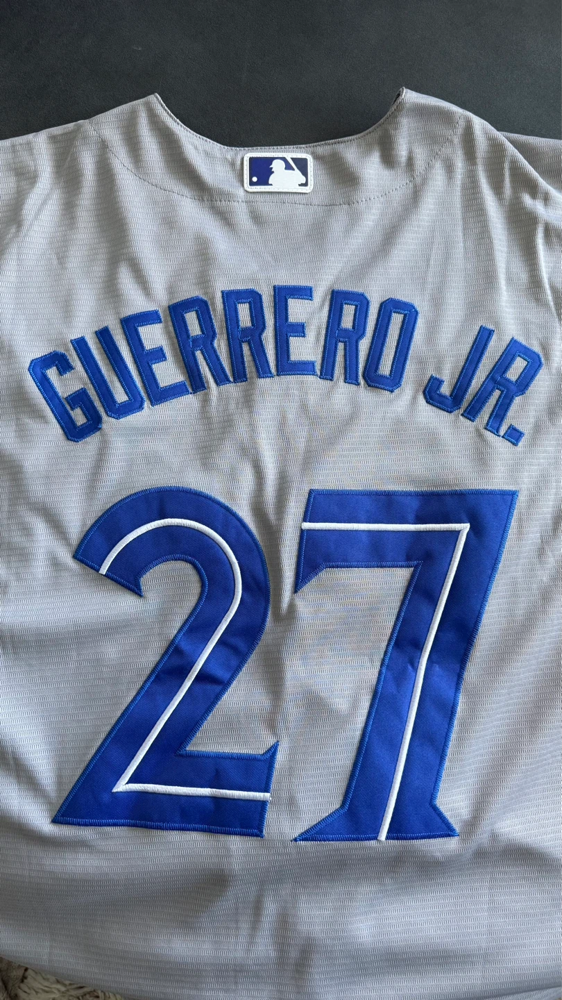 Nike Toronto Blue Jays Guerrero Jr. 27 World Series Jersey ⚽ - photo 3