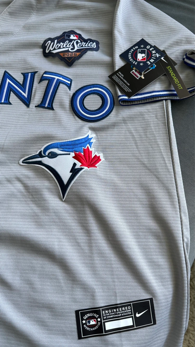 Nike Toronto Blue Jays Guerrero Jr. 27 World Series Jersey ⚽ - photo 2