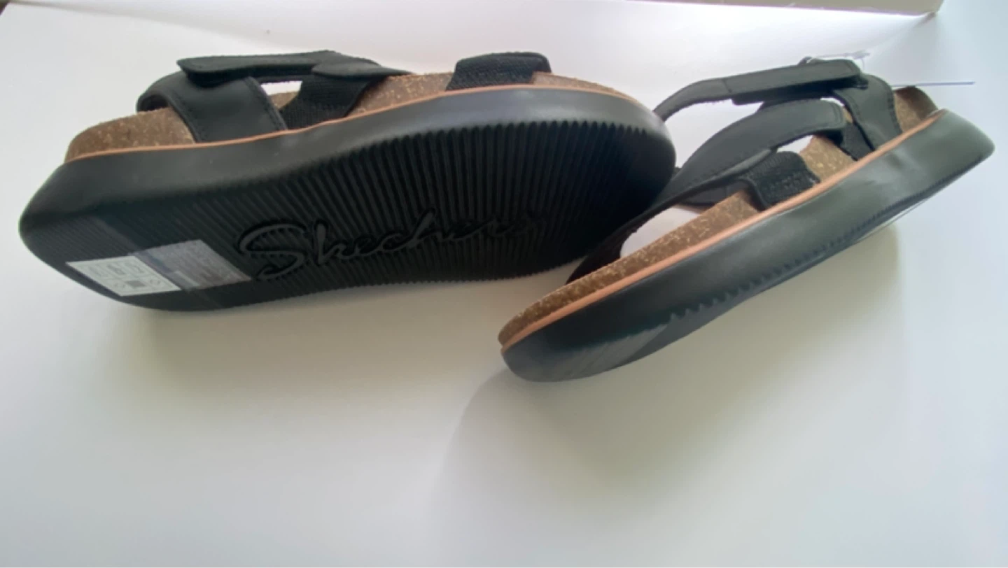 Skechers Women's Black Platform Sandals Size 37 - photo 2