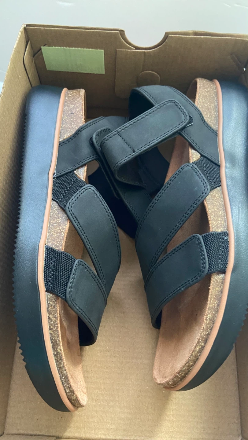 Skechers Women's Black Platform Sandals Size 37 - photo 3
