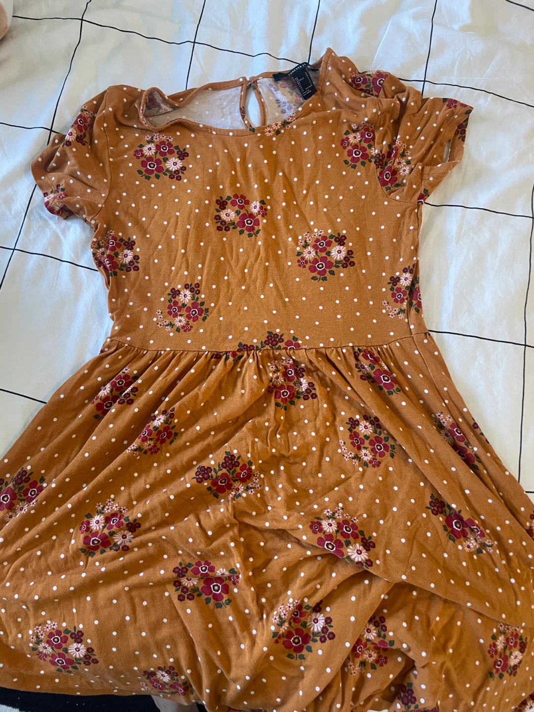 Forever 21 Brown Floral Dress ⚽️