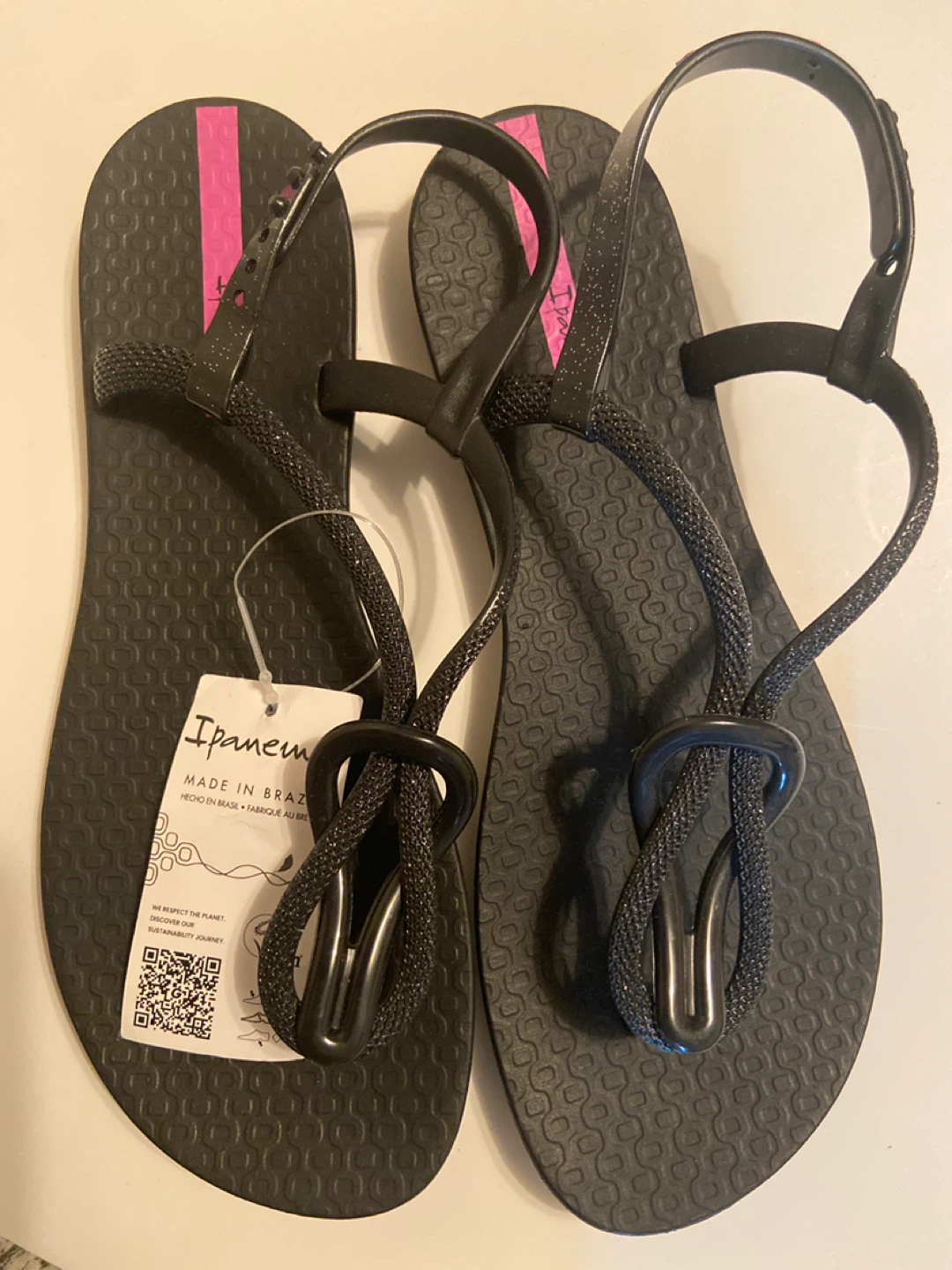 Ipanema Black Sandals size 7 (Firm on price) - photo 3