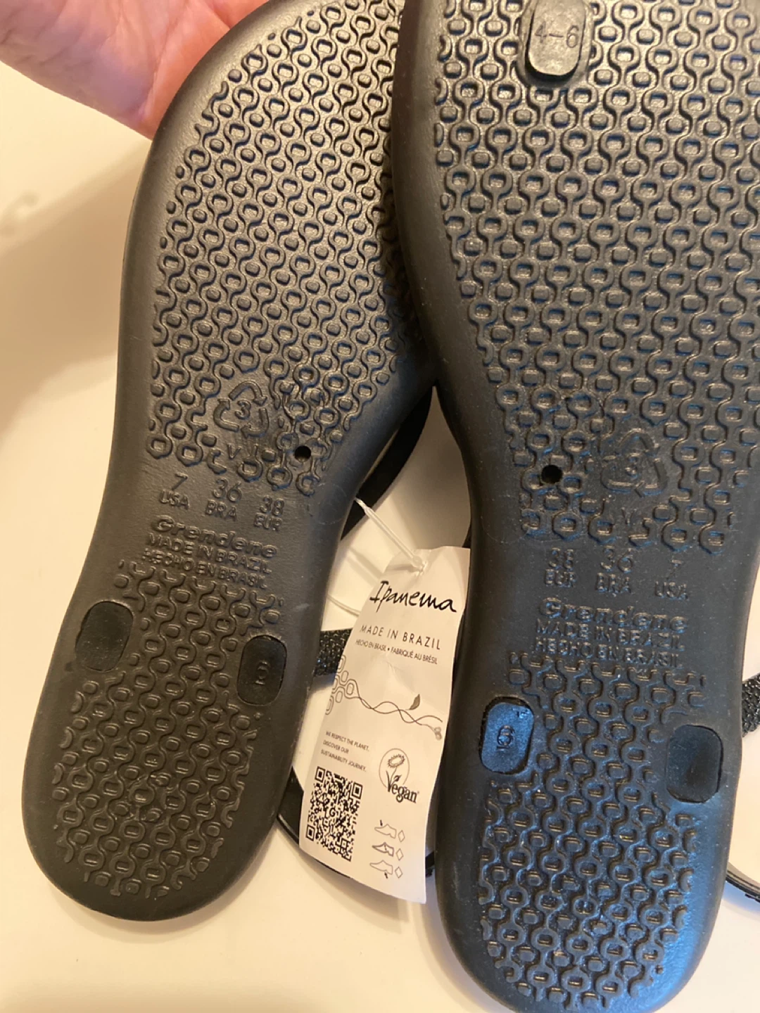 Ipanema Black Sandals size 7 (Firm on price) - photo 5