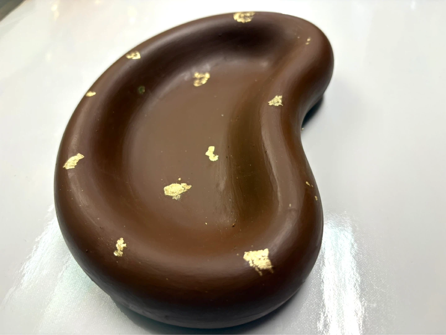 Handmade Decorative Kidney Shaped Trinket Dish - photo 2