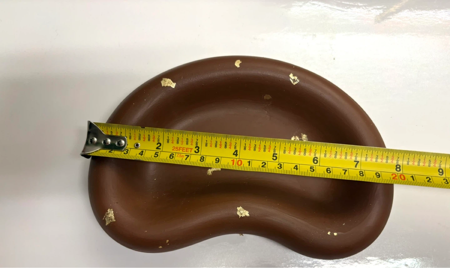 Handmade Decorative Kidney Shaped Trinket Dish - photo 4
