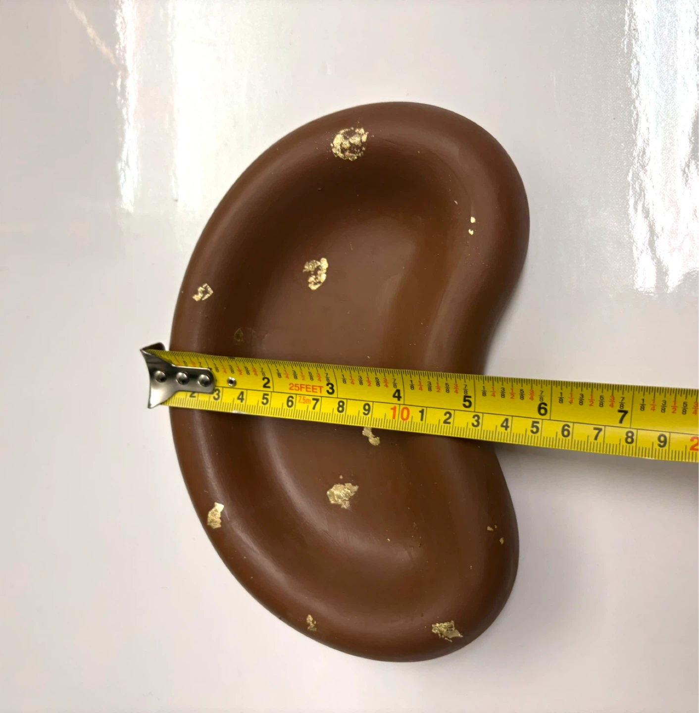 Handmade Decorative Kidney Shaped Trinket Dish - photo 5