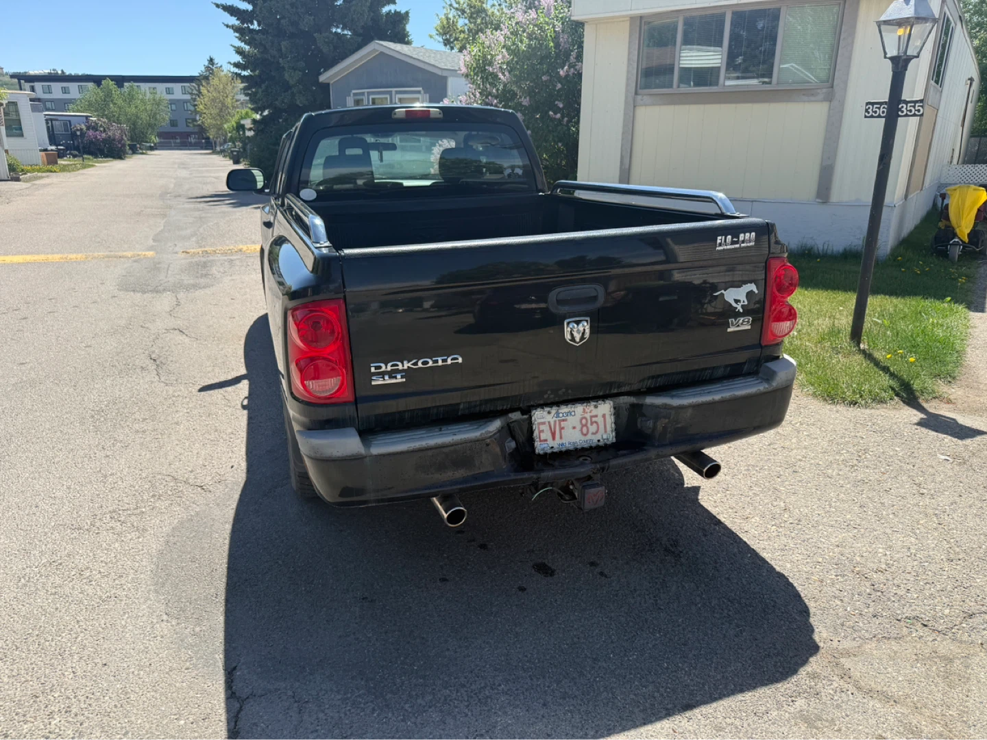 Black Dodge Dakota SLT Truck - photo 3