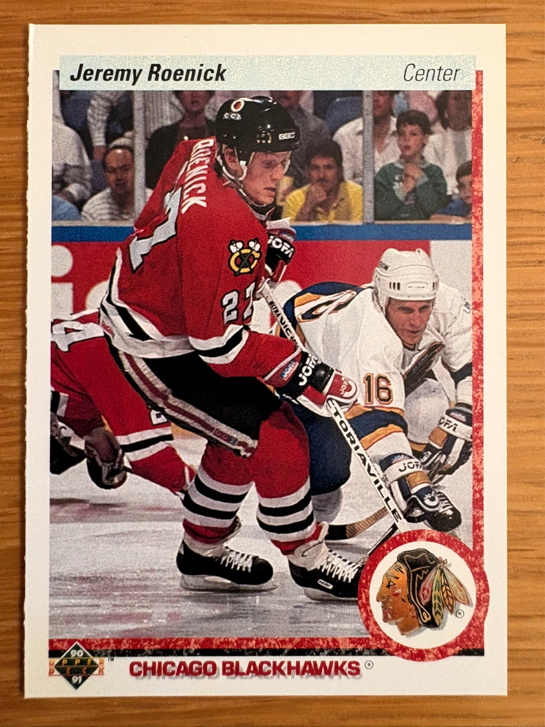Jeremy Roenick Chicago Blackhawks Hockey Card