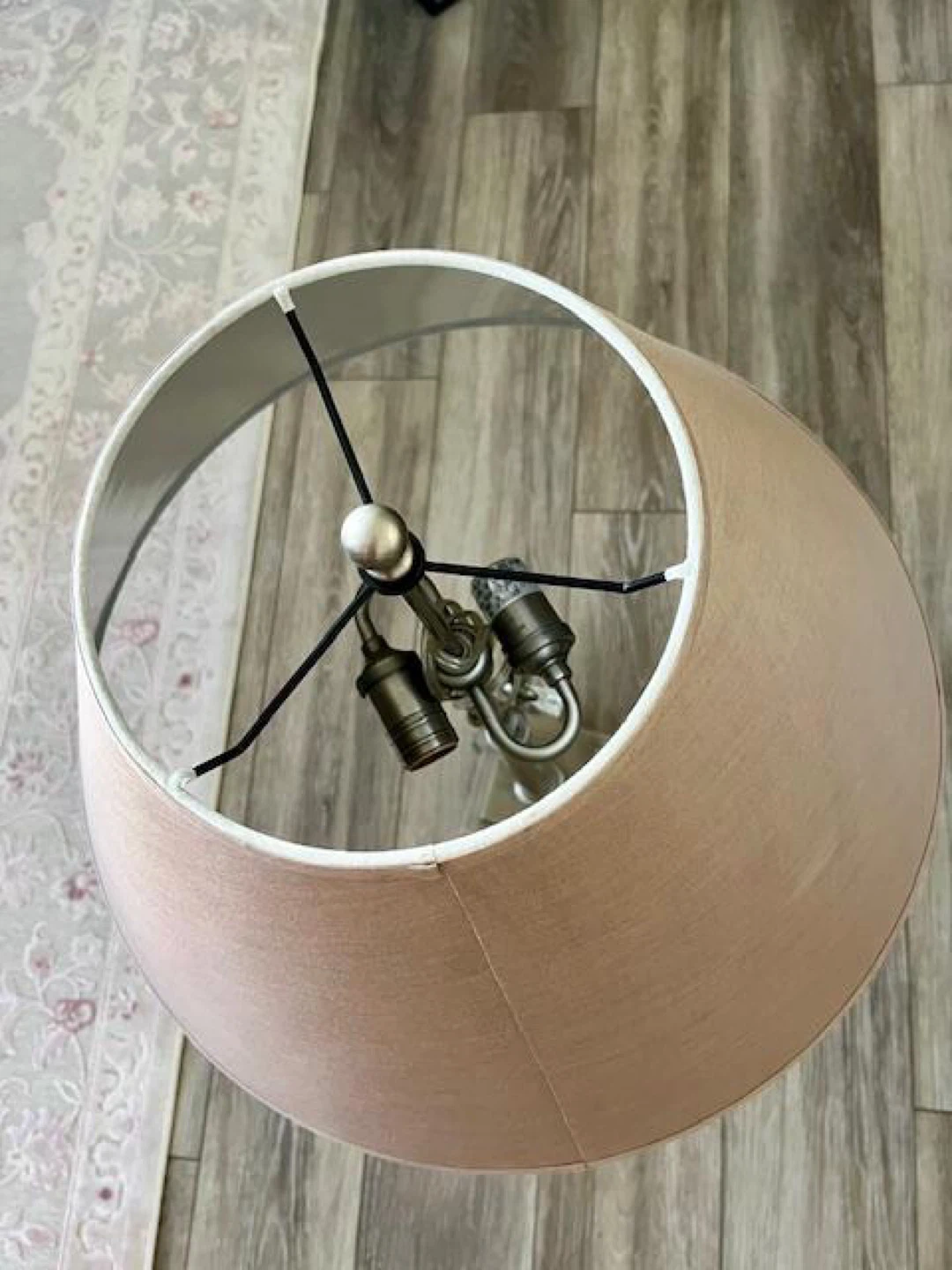 Floor Lamp with Brown Shade - photo 3
