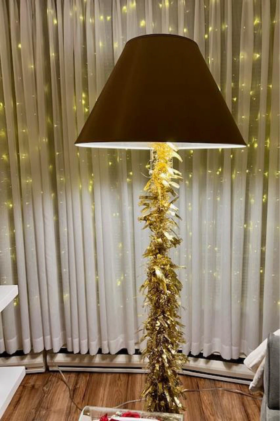 Floor Lamp with Brown Shade - photo 5