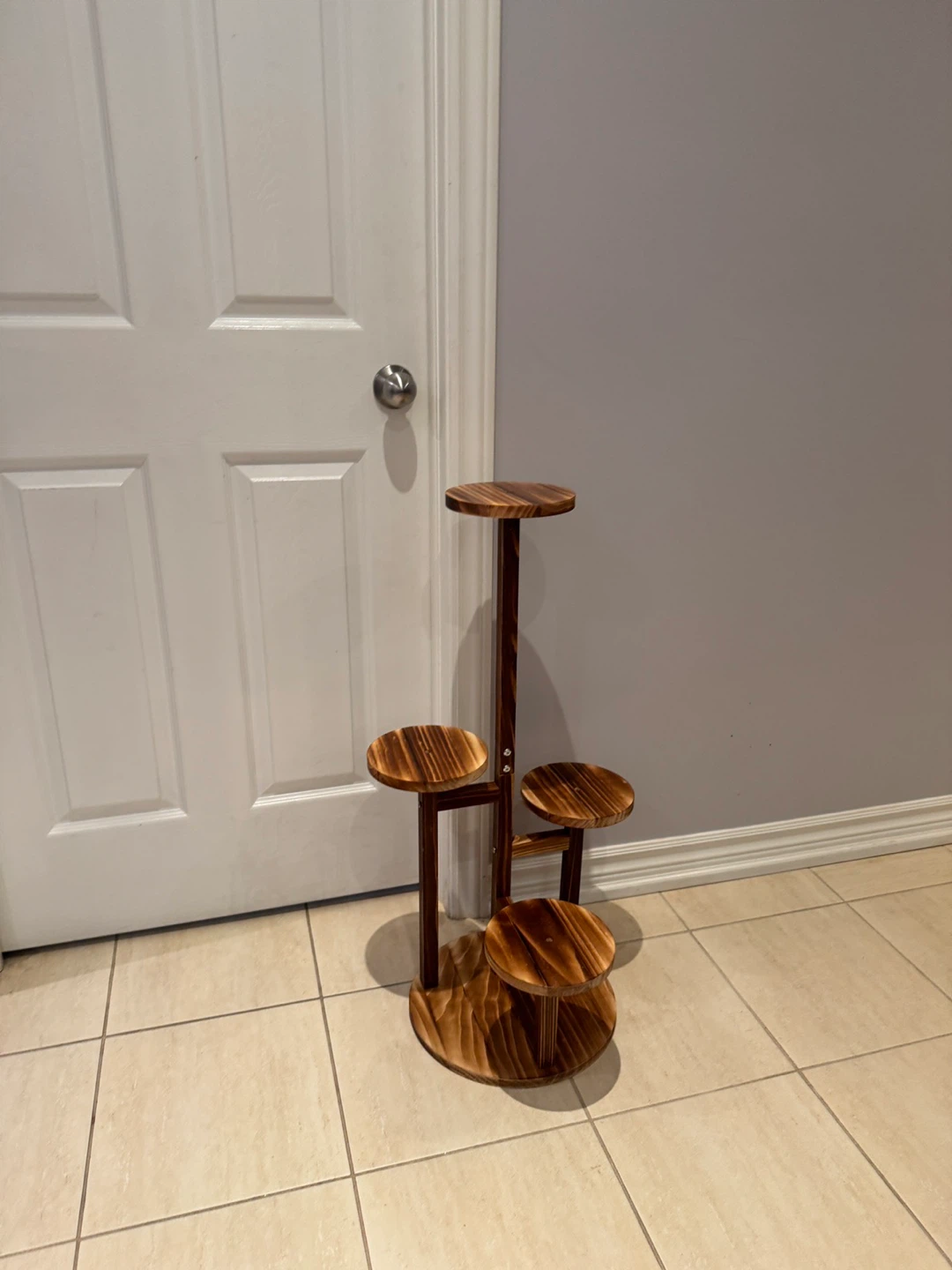Wooden Tiered Plant Stand - photo 3