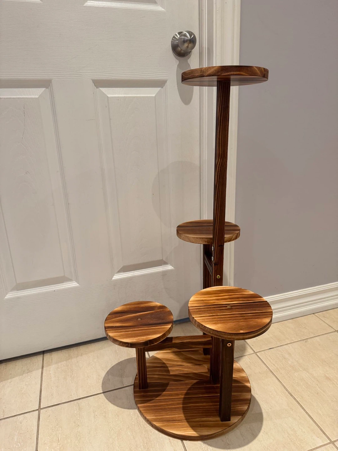 Wooden Tiered Plant Stand