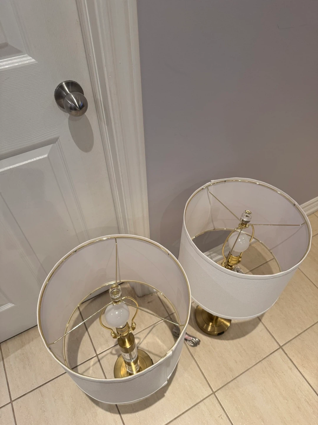 Pair of Table Lamps with USB Ports - photo 2