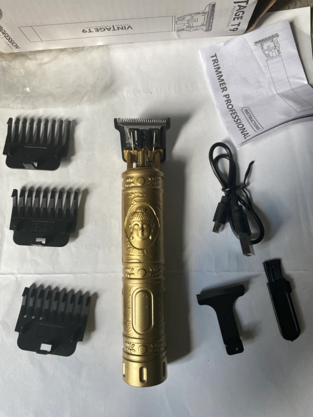 Vintage T9 Professional Trimmer - Gold - photo 4