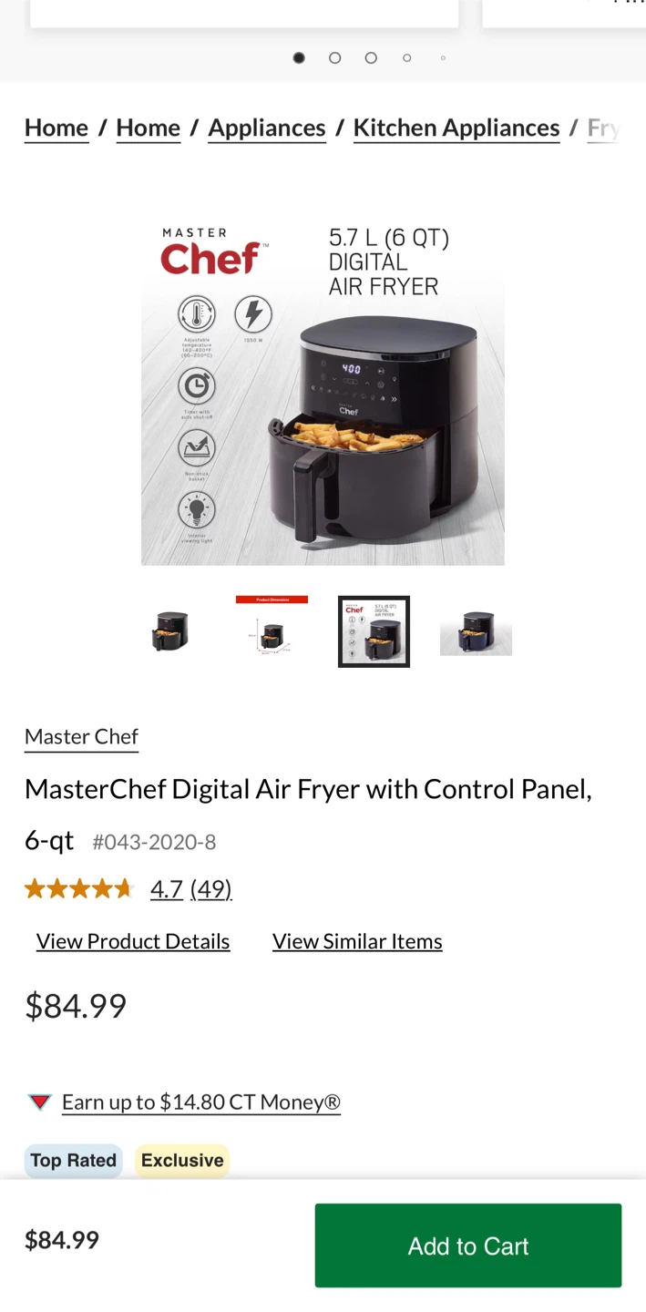 Chef Air Fryer (New)