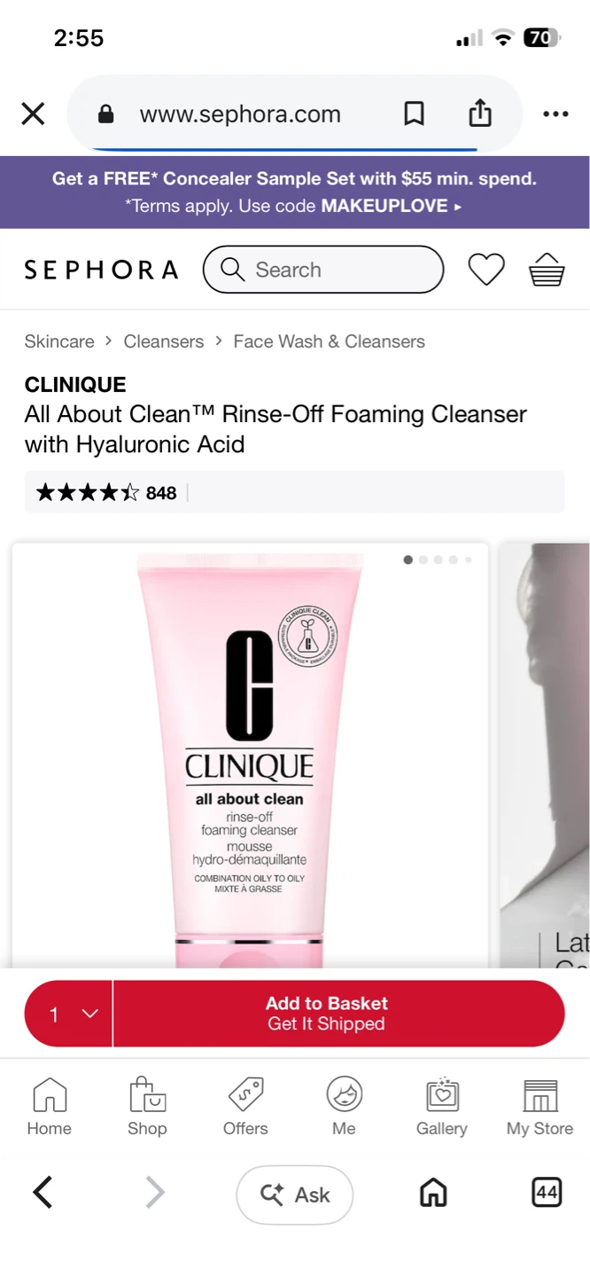 Clinique All About Clean Rinse-Off Foaming Cleanser - photo 3