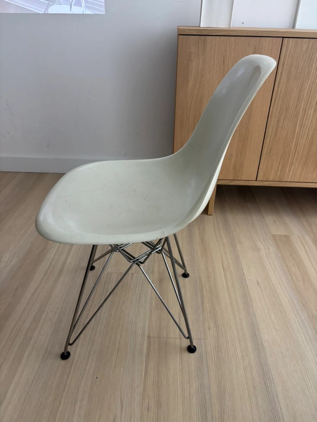 Eames glassfiber shell chair white - photo 3