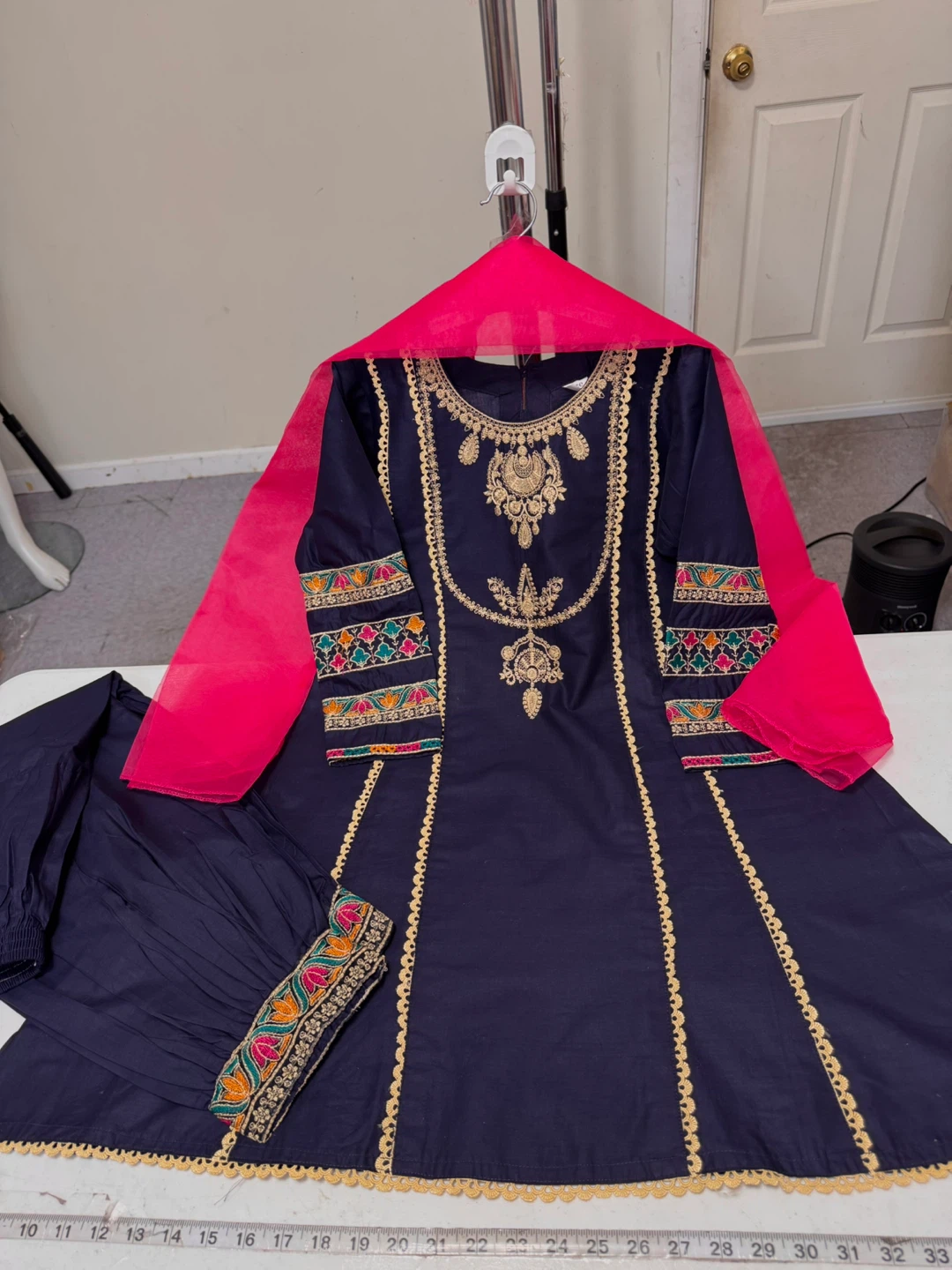 Pakistani cotton 3pc girl dress - photo 2