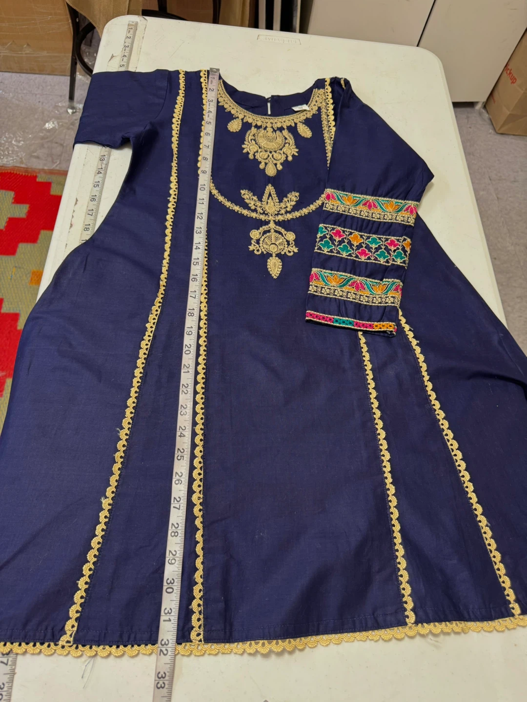 Pakistani cotton 3pc girl dress - photo 4