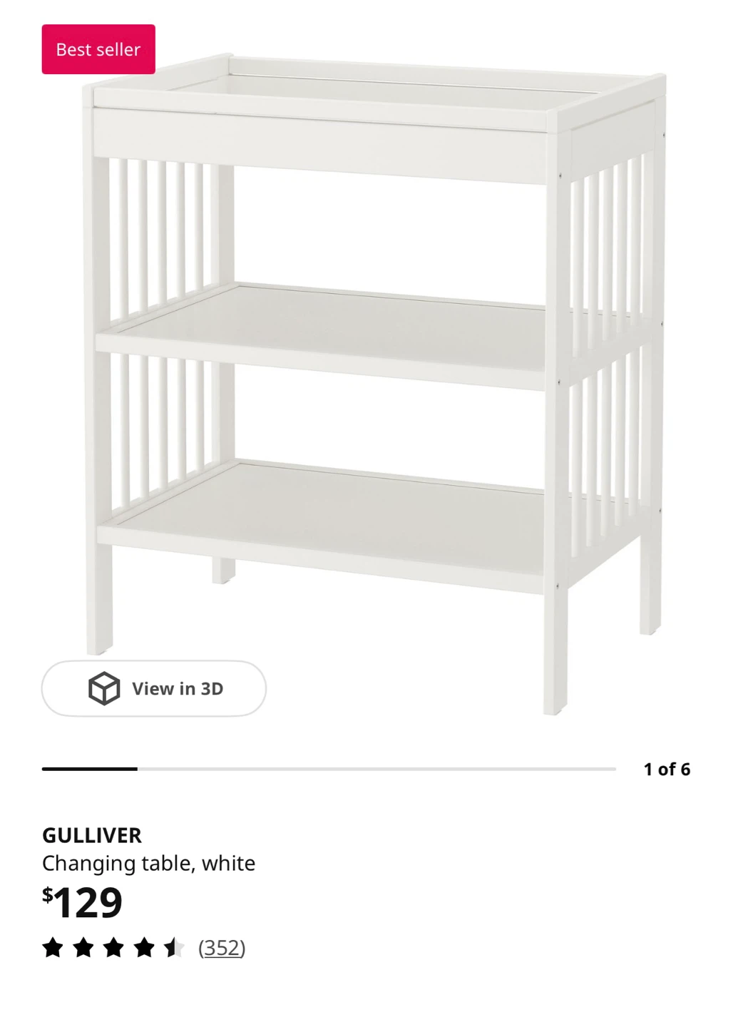 IKEA Gulliver Baby Changing Table - photo 3
