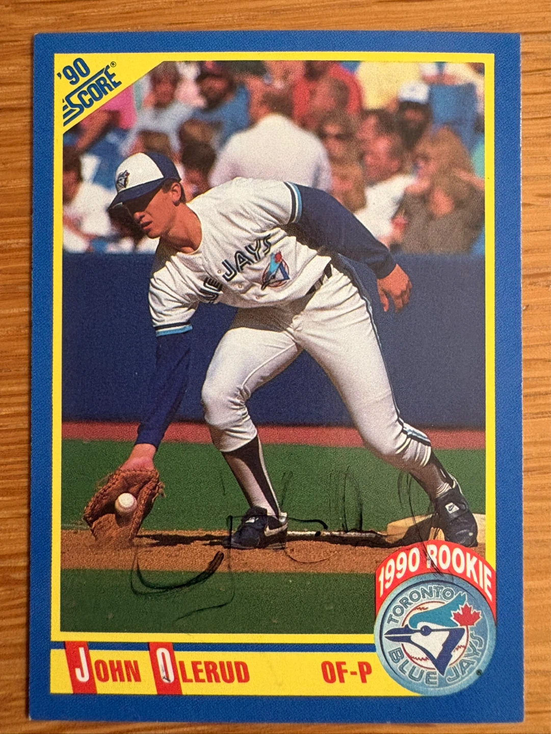1990 Score Baseball Card - John Olerud