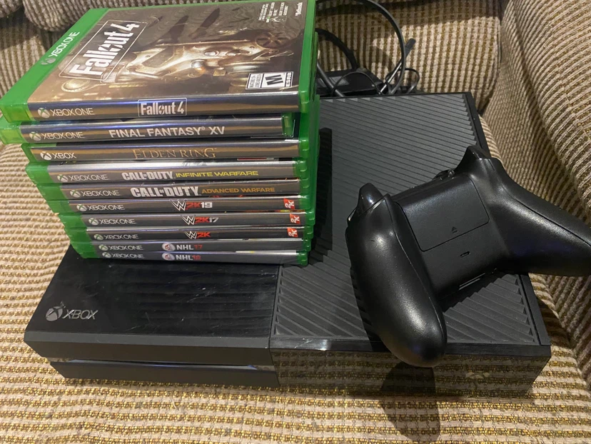 Xbox one with one controller and games - photo 2
