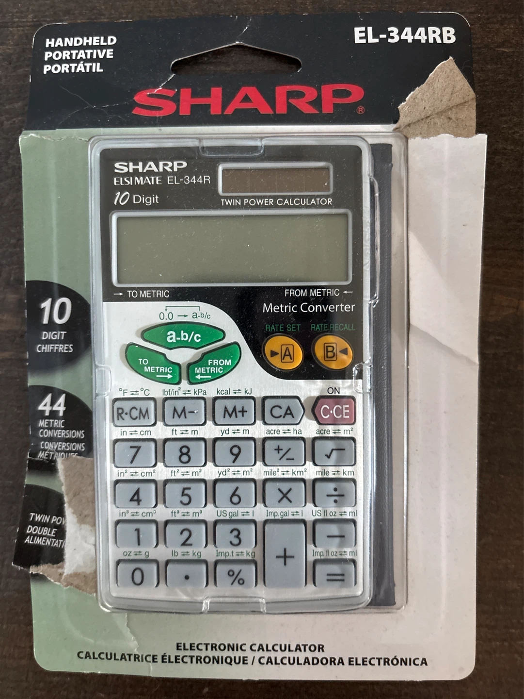 ⚽️Sharp EL-344RB Electronic Calculator