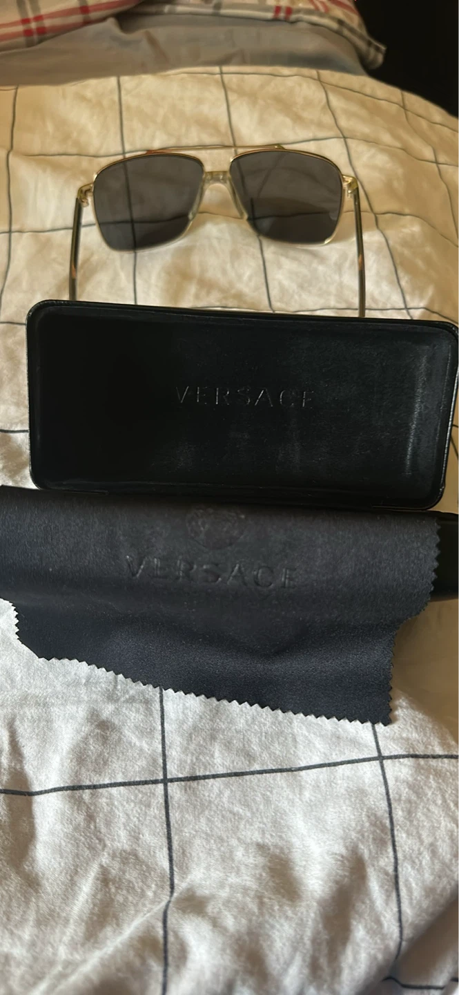 Versace Navigator Polarized Sunglasses