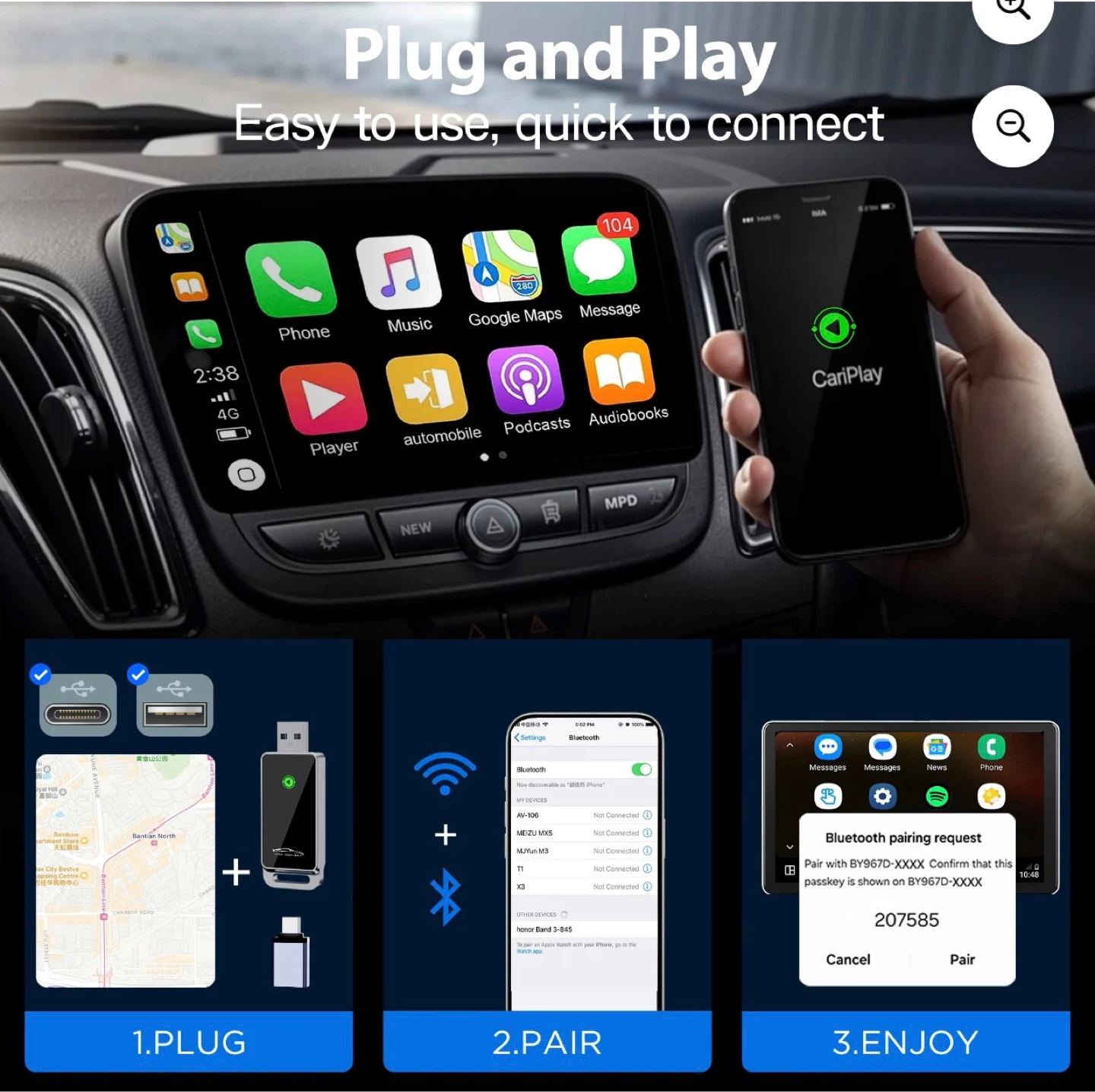 Car Smart Box Wireless CarPlay Adapter - photo 4
